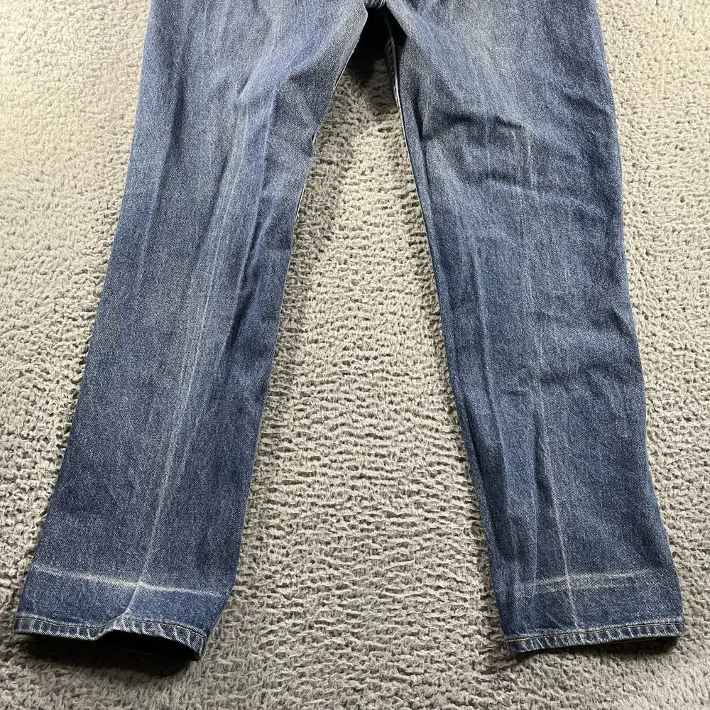 VINTAGE LEVIS 505 ORANGE TAB JEANS MENS 38x32 ACTUAL 36x32 USA MADE 90s STRAIGHT - Picture 5 of 16